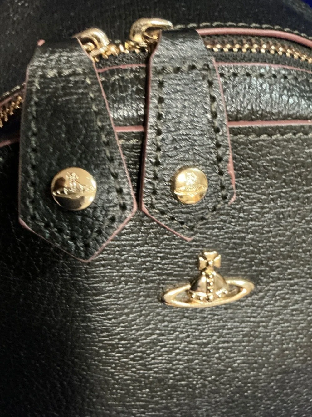 Vivienne Westwood mini black leather backpack - Picture 3 of 8